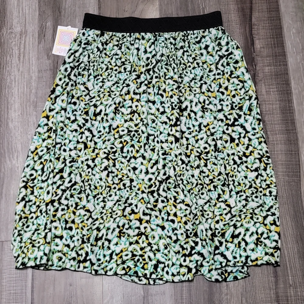 Lularoe Print Midi Skirt - Picture 2 of 9